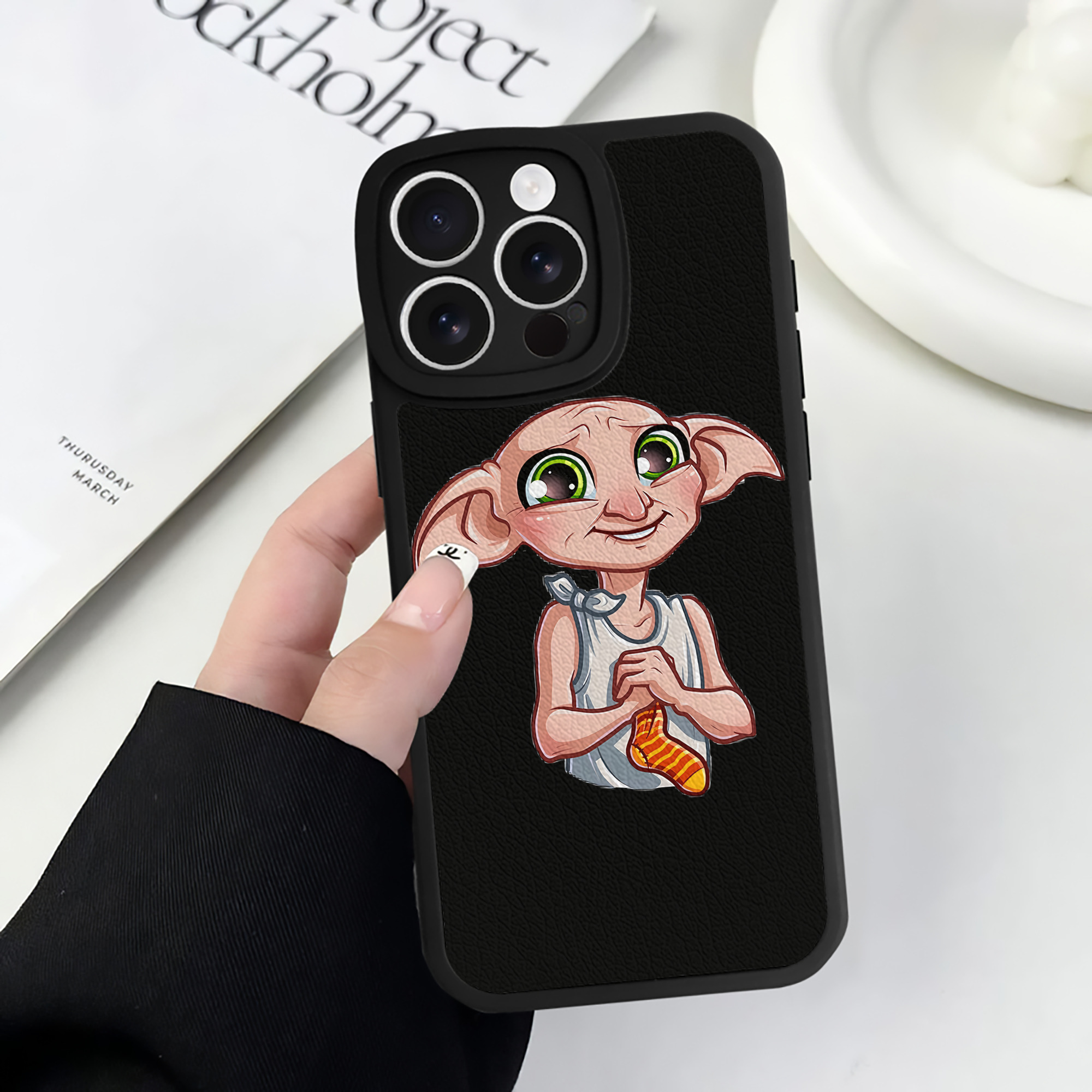 （画像用） Harry Potter ハリー・ポッターシリーズ 【iPhone 16シリーズ対応】シリコンスマホケース（レザー調） 材質：シリコン